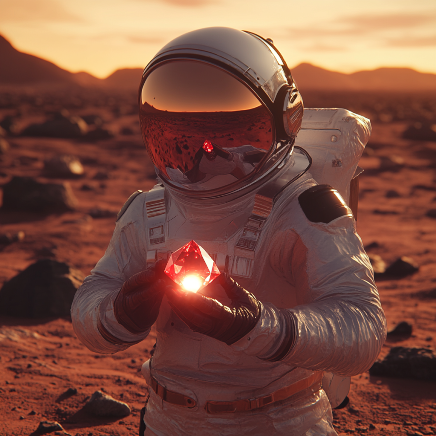 Ruby-Like Gems Found on Mars