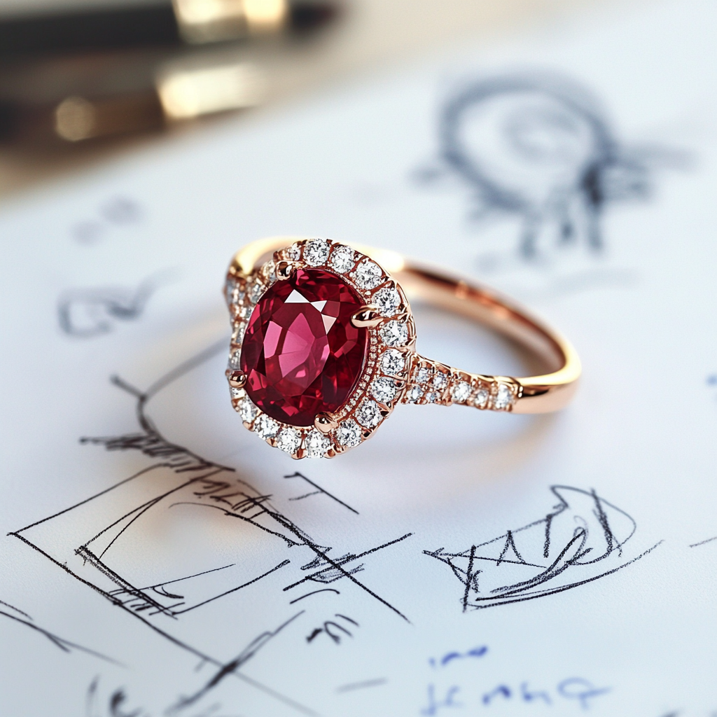 Designing Your Own Ruby Engagement Ring