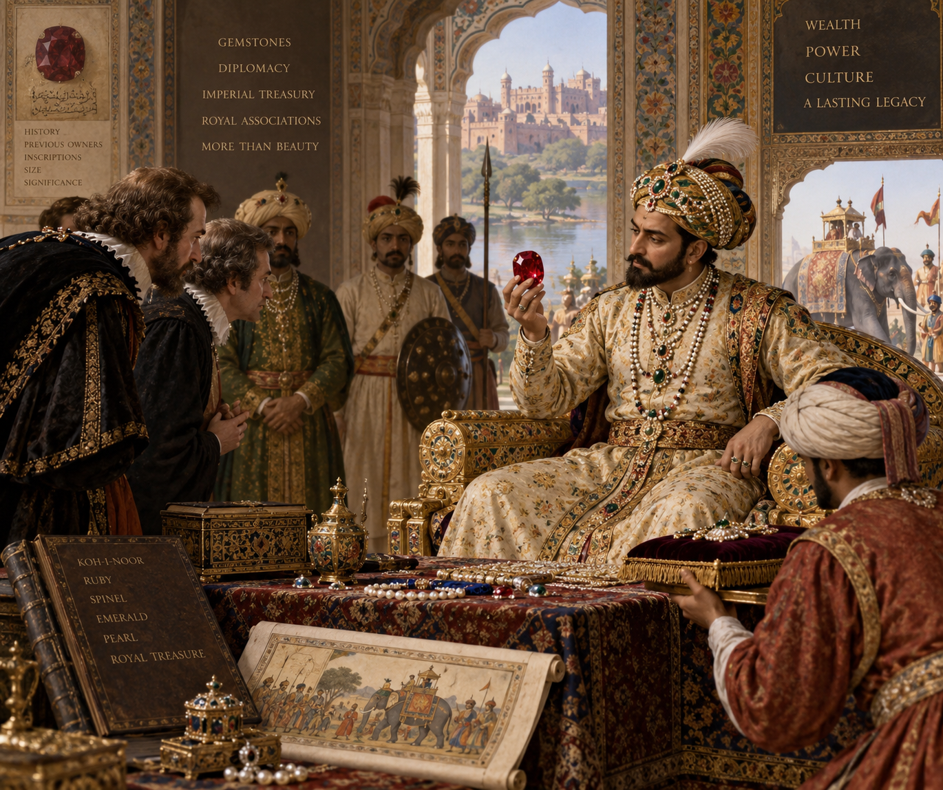 The Rubies of the Mughal Empire